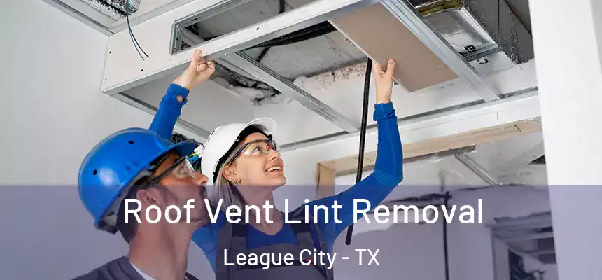 Roof Vent Lint Removal League City - TX